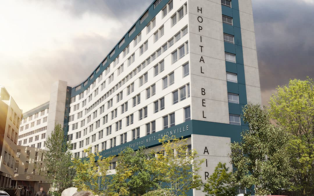 Rénovation énergétique du bâtiment principal – hôpital Bel-Air à Thionville (57)